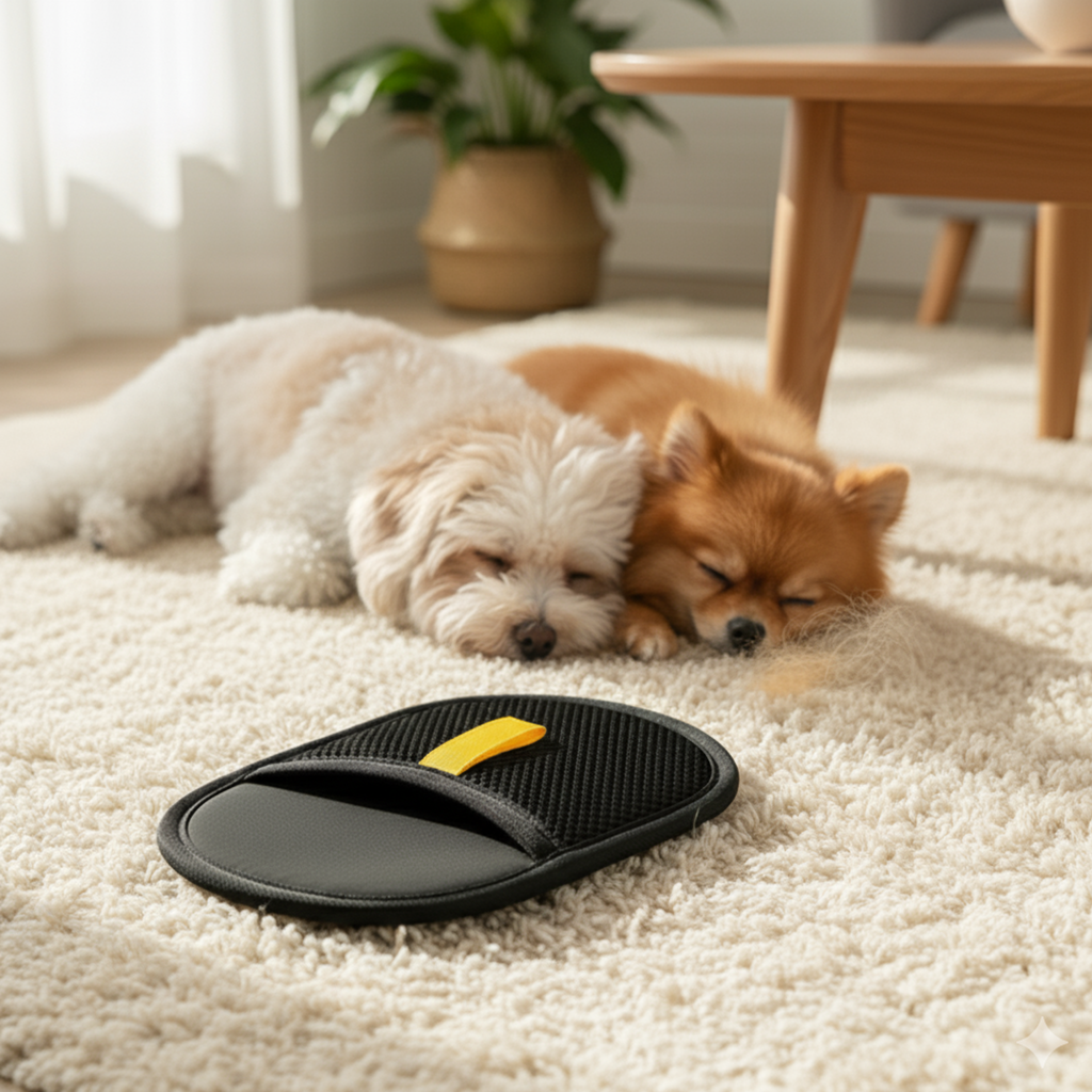 Guanto Elettrostatico Raccogli Peli