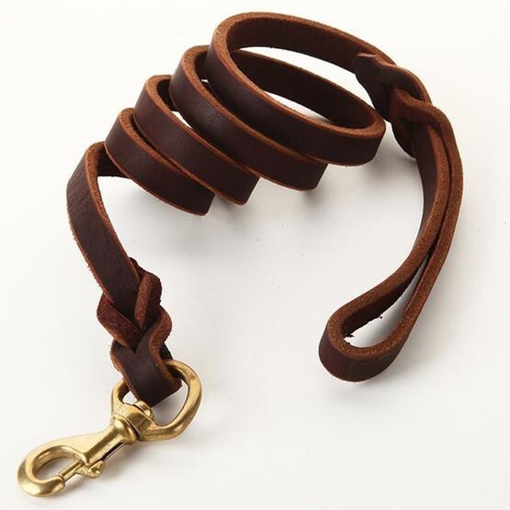 Guinzaglio in Cuoio Intrecciato