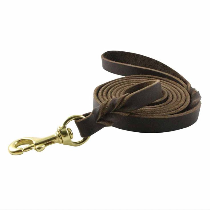 Guinzaglio in Cuoio Intrecciato